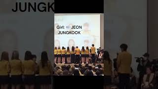 Only One Girl Cheered Jungkook at his Graduation? 🥺🥹💜 #jungkook #bts #btsshorts