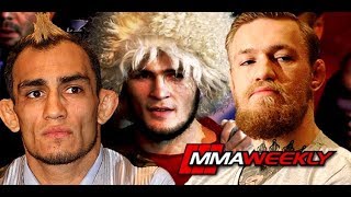 Khabib Nurmagomedov Says He Could Fight Conor McGregor & Tony Ferguson on Same Night (UFC 219)