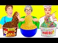 Me vs Grandma Cooking Challenge | Kitchen War by HAHANOM Challenge