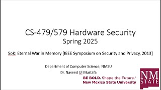 SoK: Eternal War in Memory [IEEE Symposium on Security and Privacy, 2013]
