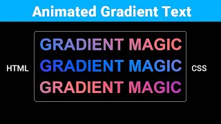 Master Dynamic Gradient Text Effects with CSS 🌈 | Pro-Level Animations (Zero JS!) 💫 | MZCode01 #CSS