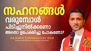 പിടിച്ചുനിൽക്കാൻ ഇനിയും പറ്റുന്നില്ലെങ്കിൽ . Be strong to live for Jesus Fr. Jince Cheenkallel HGN