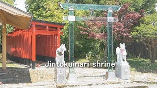 ガラスでできたスケルトンの鳥居！鹿児島県鹿屋市の神徳稲荷神社に行ってきた Jintokuinari shrine Kagoshima,Japan