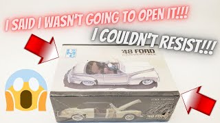 Unboxing the IMC 1948 Ford Model Kit from 1965!! An Awesome Time Capsule!!