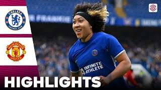 Chelsea vs Manchester United | Highlights | FA Women's Super League 21-01-2024