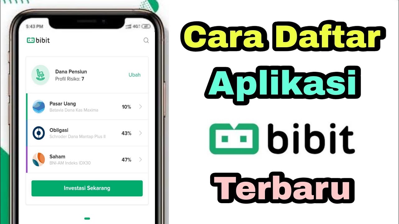 Cara Daftar Aplikasi Bibit Terbaru || Cara Registrasi Aplikasi Bibit ...