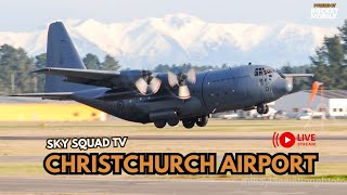 🚨 LIVE: RNZAF C-130H Hercules Farewell Flypast – Historic Final Flight at Christchurch Airport, NZ!