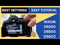 Nikon D5300 & D5500 & D5600 Full Tutorial Best Settings for Photos & Video (HINDI / URDU)