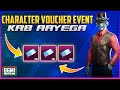 FREE CHARACTER VOUCHER EVENT KAB AAYEGA | PUBG MOBILE FREE CHARACTER VOUCHER EVENT