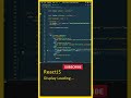 React JS Tutorial (Display Loading/Spinner), React Forms, React JS in Telugu, react course, ReactJS
