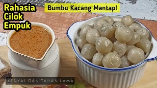 Rahasia Cilok Empuk Bumbu Kacang Mantap | Cilok With Peanut Sauce Recipe