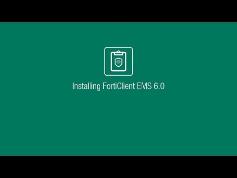 Installing FortiClient EMS 6.0 Installing FortiClient EMS 6.0