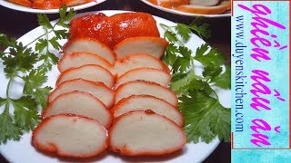 Cách Làm XÁ XÍU CHAY Đơn Giản Từ Nấm Và Mì Căn | Món Ăn Chay By Duyens Kitchen | Ghiền nấu ăn