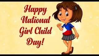 National Girl child Day Status #nationalgirlchildday  #4k