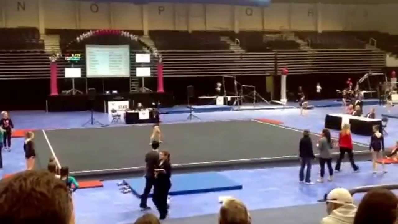 1st Place Xcel Gold State Finals Floor Routine - YouTube