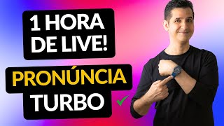 1 Hora de Live de PRONÚNCIA do Inglês - AO VIVO