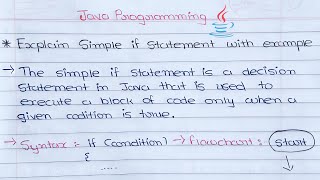 Java If Statement Explained | Syntax + Flowchart + Example 🔥 | In Hindi