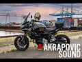 BMW F900 XR Blackstorm -Triple Black Akrapovic Slip-On Sound Test