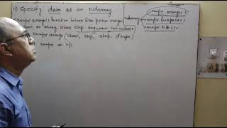 Python Pandas | specify data as an ndarray | class 12 IP