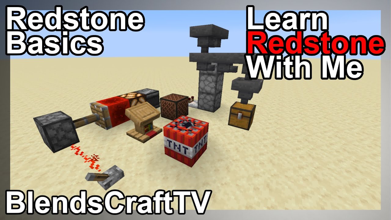 Redstone Basics - Learn Redstone With Me - Minecraft Java 1.15.2 - YouTube