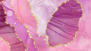 ✨ Pink Marble & Gold Glitter TV Wallpaper | 1 Hour Loop | Girly Aesthetic Screen Ambience (No Music)
