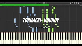 Tokimeki- Vaundy (PIANO TUTORIAL AND SHEETS)