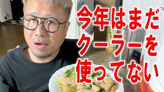 【鶏とキャベツの中華あんかけ炒め】この夏はまだエアコンを使っていない晩酌【飯テロ】【飯動画】【酒動画】