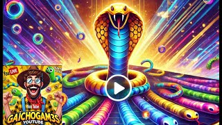 Slither.io no Sábado com o Gaúcho! 🐍 Live 2