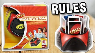 How to play UNO BLAST game (official rules, instructions and gameplay) | boardgamesTV x Mattel