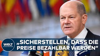 EU-GIPFEL: Scholz verteidigt Energie-Politik - \