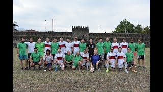 პარლამენტის საფეხბურთო გუნდმა ყვარლის მუნიციპალიტეტის გუნდთან ამხანაგური მატჩი გამართა