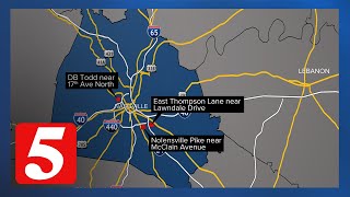 Deadly weekend on Nashville roads: Three pedestrian fatalities, two hit-and-runs