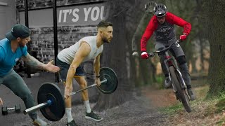 MTB Riders Workout. You only need Dumbbells or a Barbell but can you keep up?