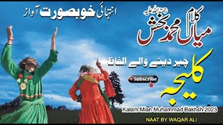 Kalam Mian Muhammad Bakhsh 2023 ! Kalam Saif Ul Malook ! Naat By Waqar Ali