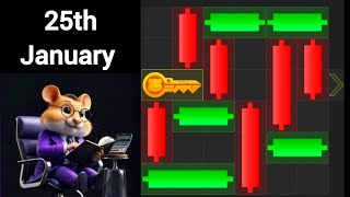 25 January 2025 🔴Live Hamster Kombat Daily Mini-Game Puzzle Solved 100% #hamstercombat #minigame