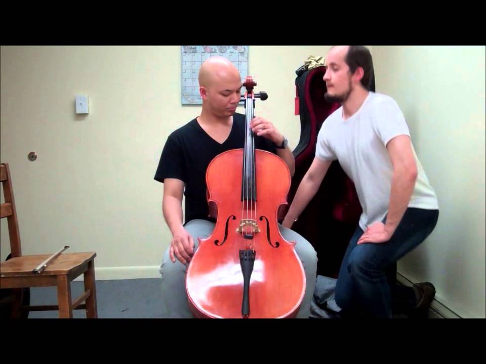 Cello Lesson For A Beginner - YouTube