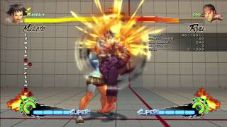 SSF4 AE - Mid Screen Mix Up Damage