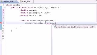 Java Programming Tutorial 23 Compound Interest Program
