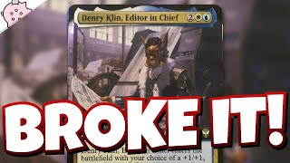 It Took 3 Seconds to Break This Card! | Denry Klin, Editor in Chief | New Capenna Leaks | MTG