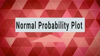 Excel (14) Normal Probability Plot to check normal distribution