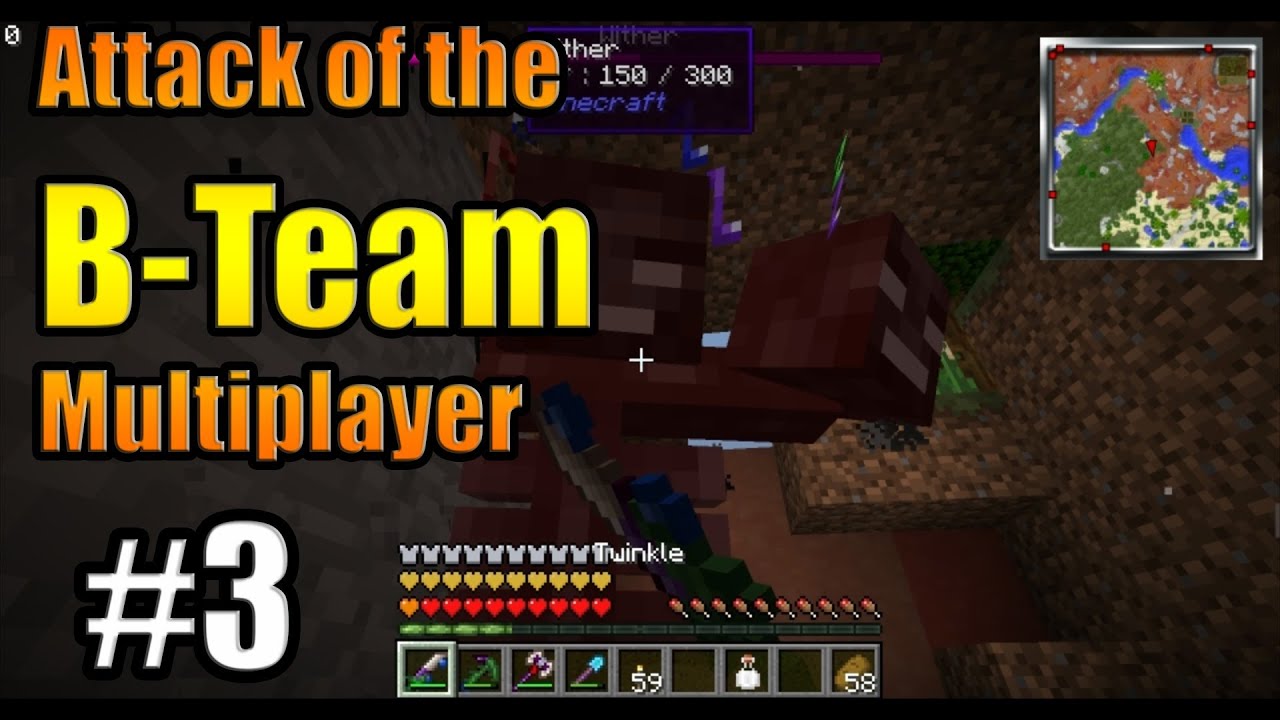 Minecraft| Attack Of The B-Team| Server| E03 Auto Enchanter/Wither ...