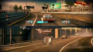 Split Second Split Screen Gameplay