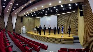 香港公開大學第十三届電腦學會Brand 就職典禮彩排 Inaug rehearsal