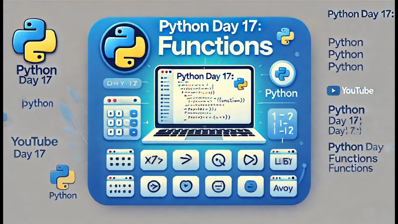 Python Day 17 Functions 75 Day Coding Challenge Youtube