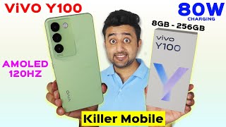 Vivo Y100 Unboxing & Price in Pakistan - AMOLED 120HZ - 80W Charging - 8GB/256GB