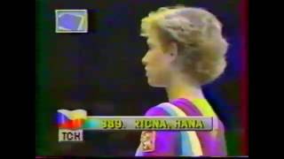 Hana RICNA (TCH) floor - 1988 Seoul Olympics AA