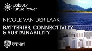 Batteries, Connectivity & Sustainability — Dr Nicole van der Laak