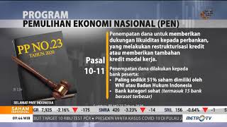 Pemerintah Anggarkan Rp318 Triliun untuk Program Pemulihan Ekonomi Nasional