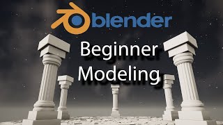 Easily Model Pillars In Blender - Beginner Tutorial