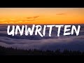 【30 Mins】 Natasha Bedingfield - Unwritten (Lyrics)  | Best Vibe Music